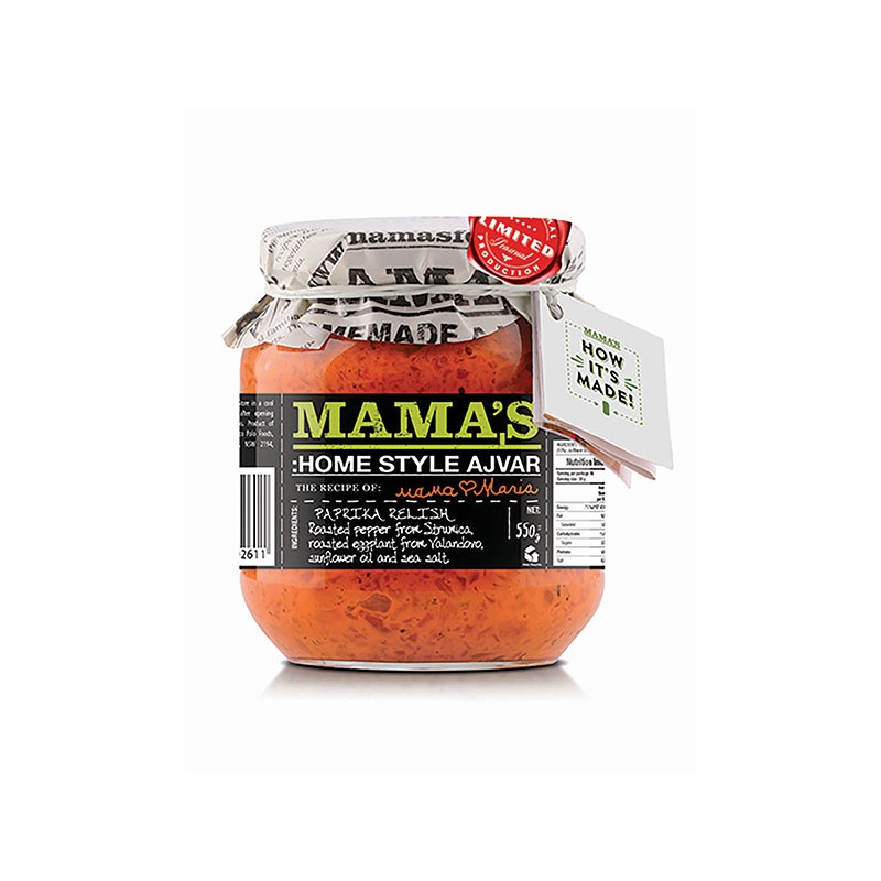 Mamas Ajvar mild 550g